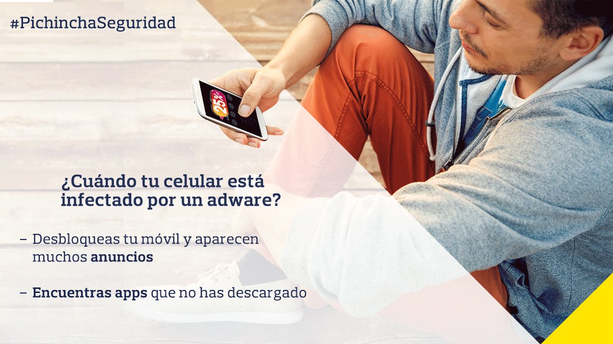 Un adware es un tipo de software que infecta tu celular tras visitar alguna web contaminada o descargar un programa y recopila datos sin tu permiso. 😲
Lee esto y si te ocurre lo que te explicamos, tu teléfono está infectado.👇 #PichinchaSeguridad