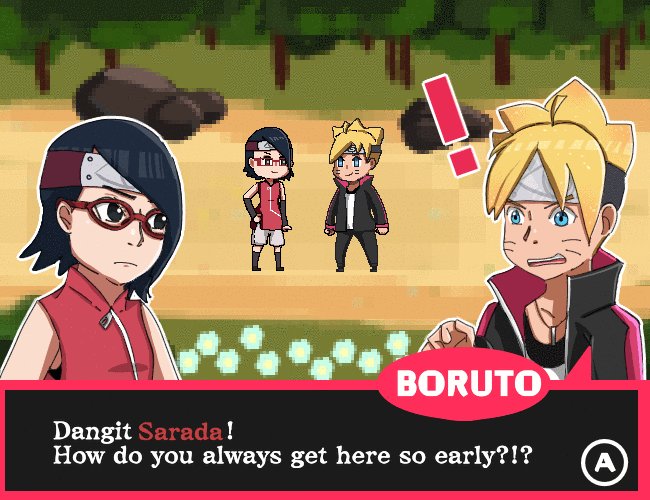 Tried to make a "fake" RPG cutscene about Boruto being late (as u...