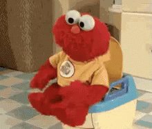 Amigos, para despedir esta mierda se noche, compartan con nosotros su GIF preferido de Elmo. Un abrazo, se despide @Almendiz.