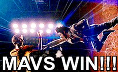 I can't believe I get to use this gif tonight but 😀😀😀 MAVS OBLITERATE WARRIORS!!!!! Mavs 126 Warriors 91 MAVS WIN!!!!! #mavs #mffl