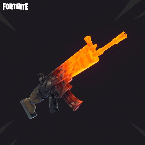 fortnite on twitter too hot to handle grab the new magma wrap available in the item shop along with the three strikes set - new fortnite gun wrap
