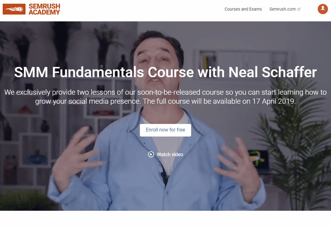 ♨️Hot news!! We're working on the #SMM Fundamentals course featuring the true #socialmedia strategist @NealSchaffer, and it will definitely rock!
For now, enjoy the exclusive pre-release of the course with two lessons available 👉 https://goo.gl/WACixy
14 days to go...