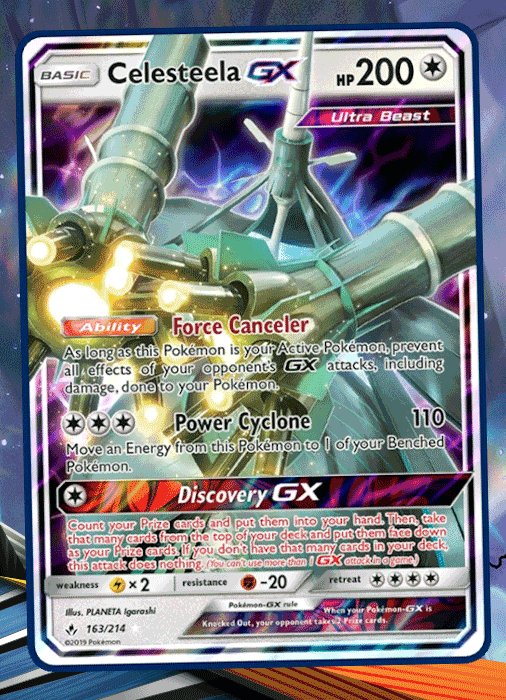 Pokémon on X: ✓ Celesteela-GX  / X