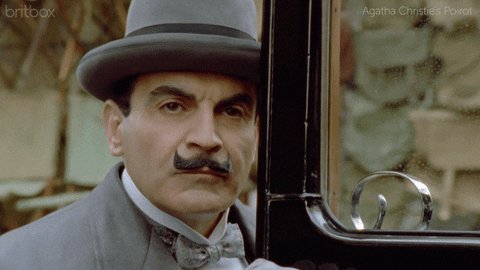  Happy birthday! Here goes a David Suchet to celebrate   