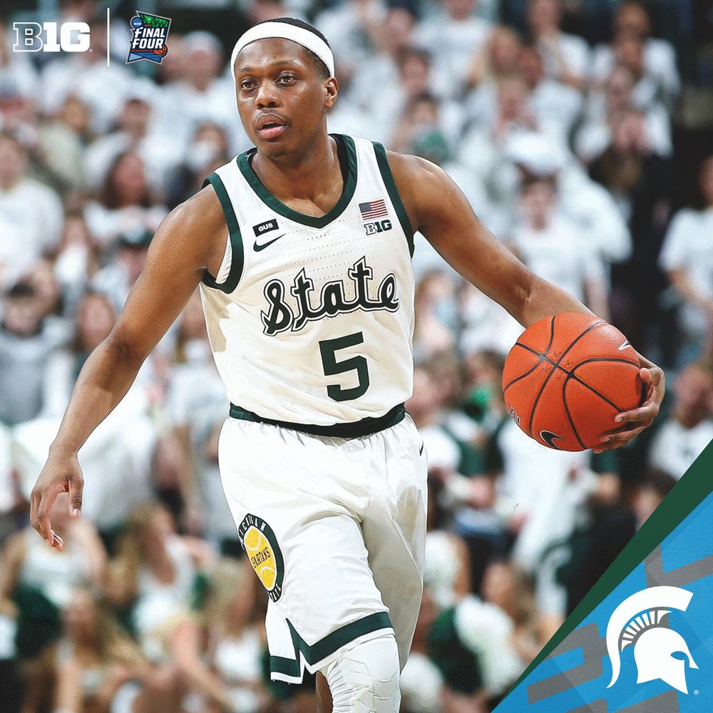Five students from this season’s Final Four squad for @MSU_Basketball were named Academic All-Big Ten, including 2018-19 consensus All-American Cassius Winston.
#B1GMBBall x #FinalFour