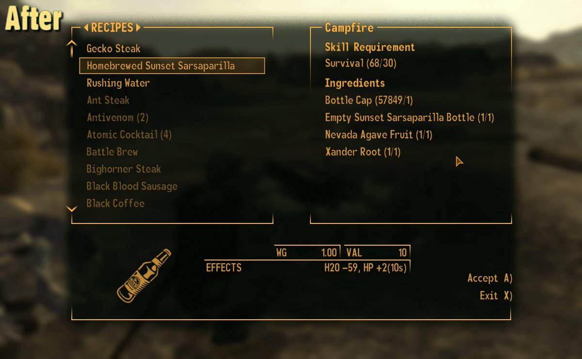 fallout new vegas campfire recipes fallout new vegas campfire recipes