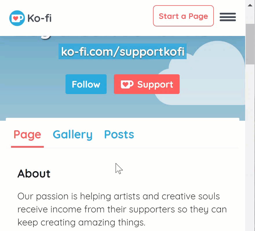 We are going to support 10 creators today for #PortfolioDay RT with your Ko-fi Gallery link and we'll support our favourites!
Don't forget you can change the image that shows when you share your page and gallery now too!