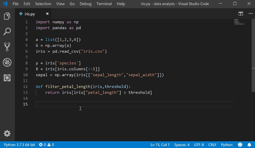 variable exploerer for python in visual studio