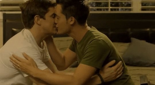 Caught brother having gay kiss