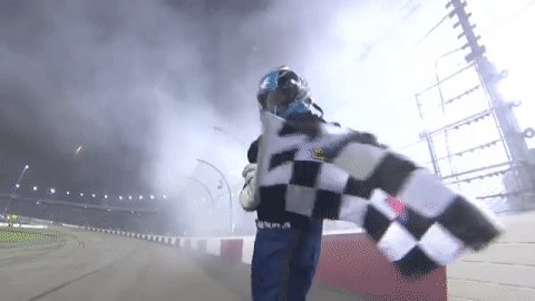You think he's pumped? HE'S PUMPED!
@MartinTruex_Jr | @RichmondRaceway