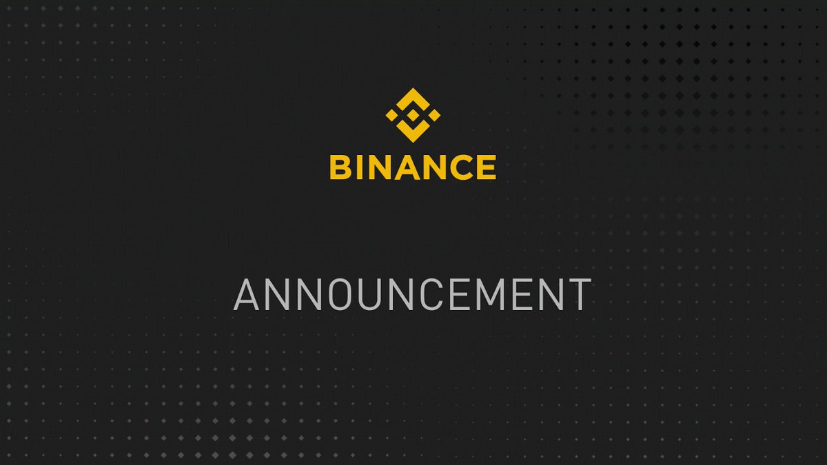 #Binance Will Delist $BCHSV
https://support.binance.com/hc/en-us/articles/360026666152 …