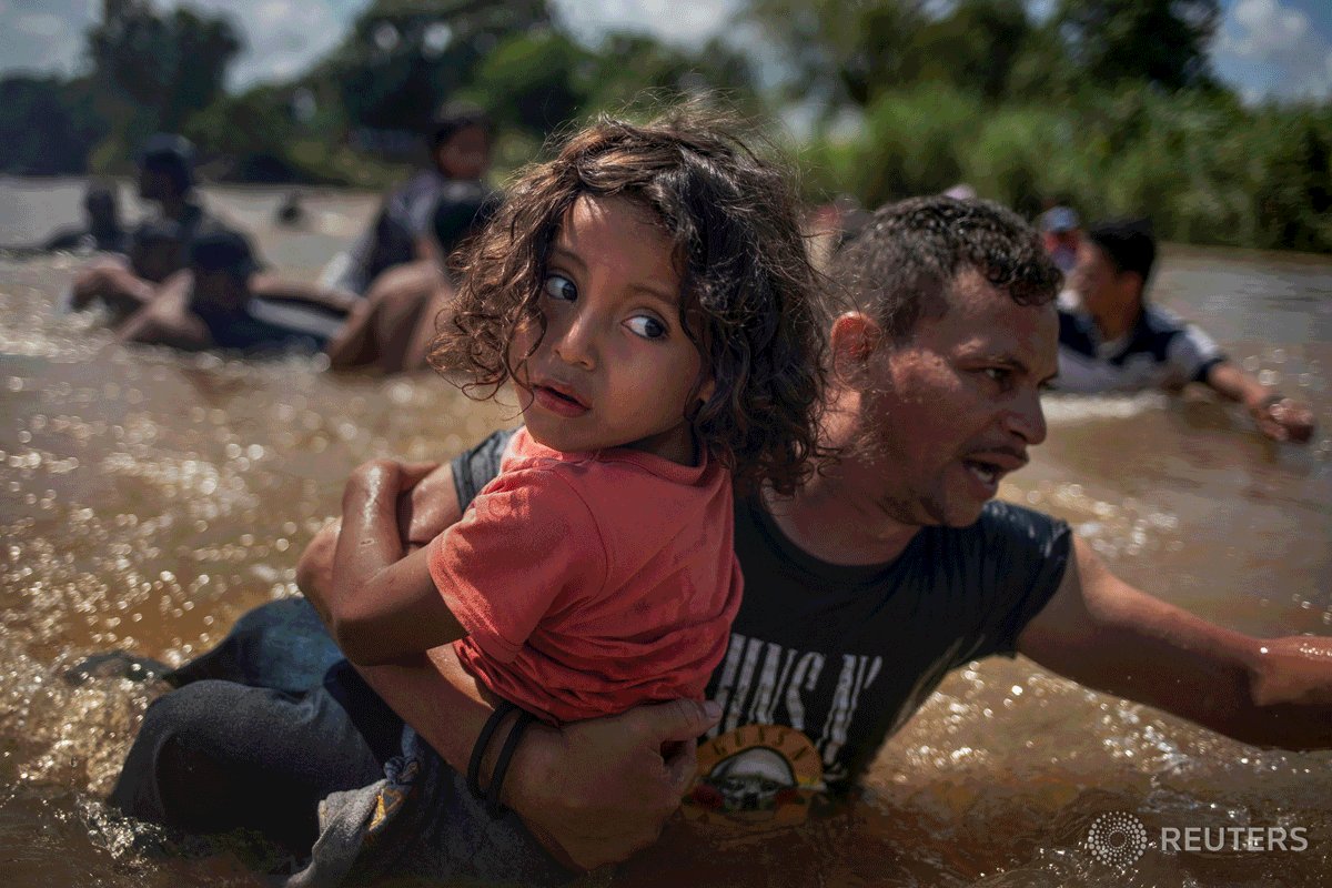.@Reuters photographers clambered onto truck beds and walked hundreds of miles to capture Pulitzer Prize-winning images of migrants journeying to the U.S. border. Read the story behind the pictures: https://reut.rs/2UChqbi #ReutersBackstory