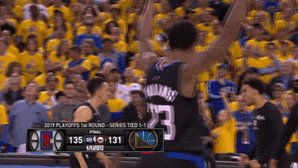 Landry Shamet (12 PTS) hits the go-ahead 3 to cap an @LAClippers 31-PT comeback on the road and tie the series at 1-1!
#ClipperNation 135
#StrengthInNumbers 131
Lou Williams: 36 PTS, 11 AST
Montrezl Harrell: 25 PTS (9-9 FGM), 10 REB
Danilo Gallinari: 24 PTS, 6 AST