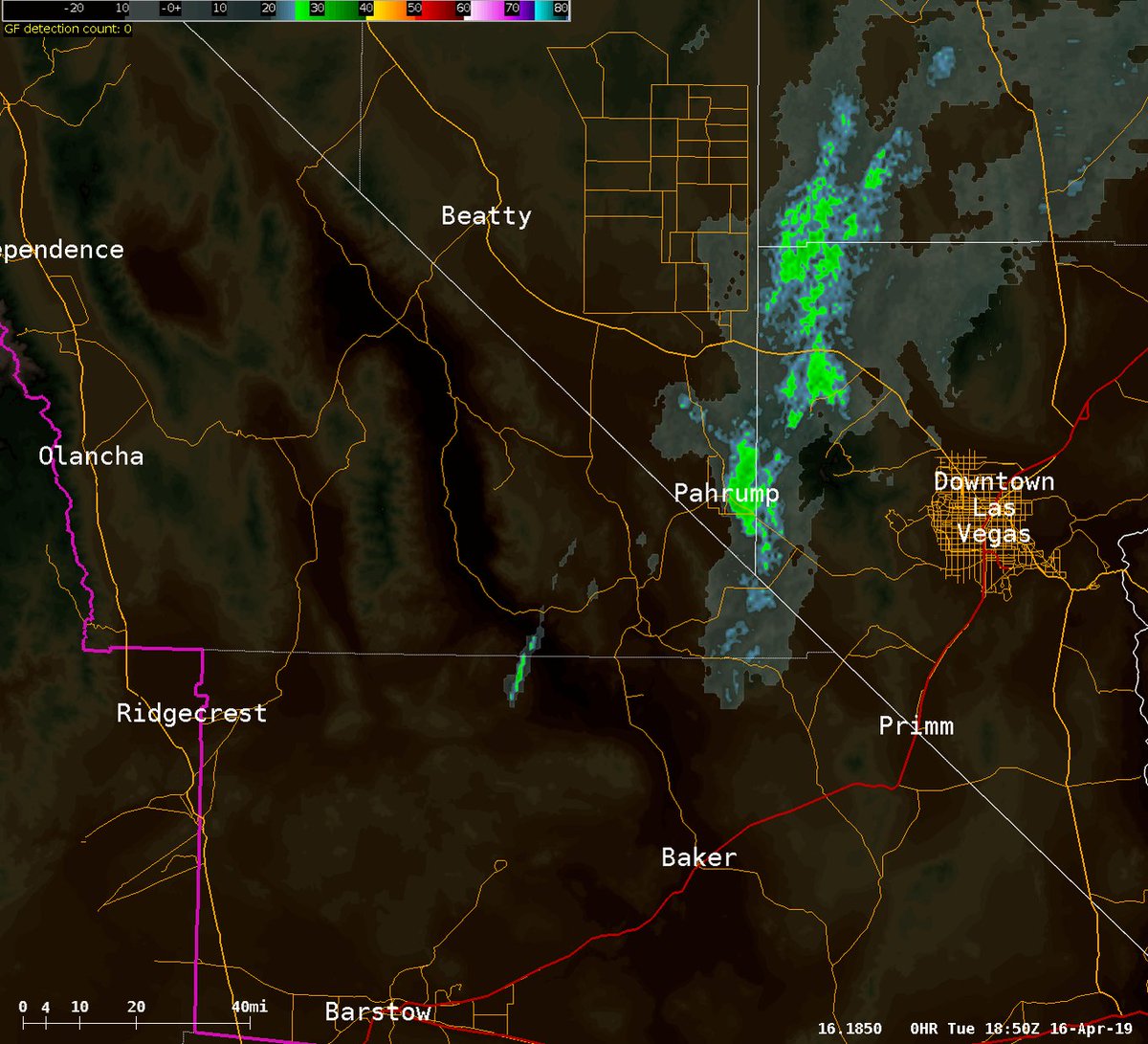 Radar Update 1235 PM Line of light rain showers continues to slowly