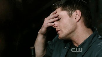 dean crying gif