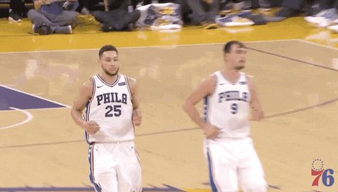 Yeah, and they shook.😰
Please don't let them fool ya, I don't care how they look
Heard all of the talkin', now it's quiet, now it's shush🤫
We still have one more game to take in Brooklyn. #PhilaUnite