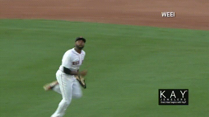 Happy birthday to Jackie Bradley Jr, who runs them down at Fenway 