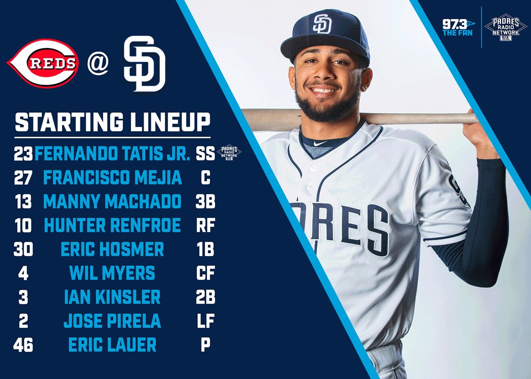 Game 22 ! #FriarFaithful
🆚 : #BornToBaseball
⏰ : 5:40 pm
📍 : San Diego, California
🏟️ : Petco Park
📻 : @973TheFanSD @PadresRadio
🎙 : @TedLeitner & @jesseagler