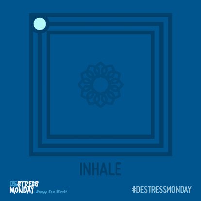 Need a moment to yourself this Monday? Breathe with the square:
▶️ Inhale for a count of 4
⏸️ Hold for a count of 4
▶️ Exhale for a count of 4
⏸️ Hold for a count of 4
🔁 Repeat as needed 💚
#DeStressMonday #MondayMotivation