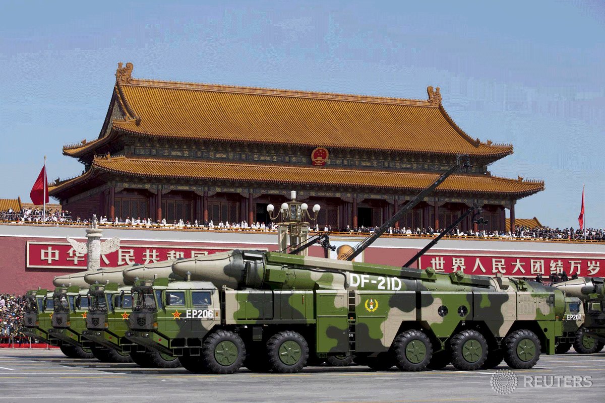 Many rockets in China’s arsenal now rival or outperform those in the U.S. armory. @specialreports examines what that means for the balance of power in Asia https://reut.rs/2ZA4UYA