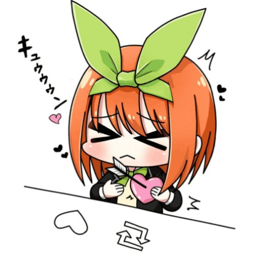 りぃー・ももんさんがTwitterに投稿した中野四葉(五等分の花嫁)のイラスト。