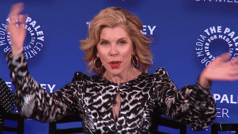 A very happy birthday to QUEEN Christine Baranski.     