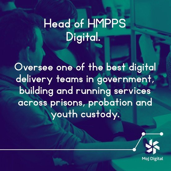 📢 We have 3 brilliant Senior Civil Service roles @Justice_Digital in London, Birmingham & Sheffield
☑️Head of HMPPS Digital - http://bit.ly/HeadofHMPPSDigital …
☑️Digital Portfolio Lead - http://bit.ly/DigitalPortfolioLead …
☑️Head of Infrastructure - http://bit.ly/HeadInfrastructure …
#DigitalJobs