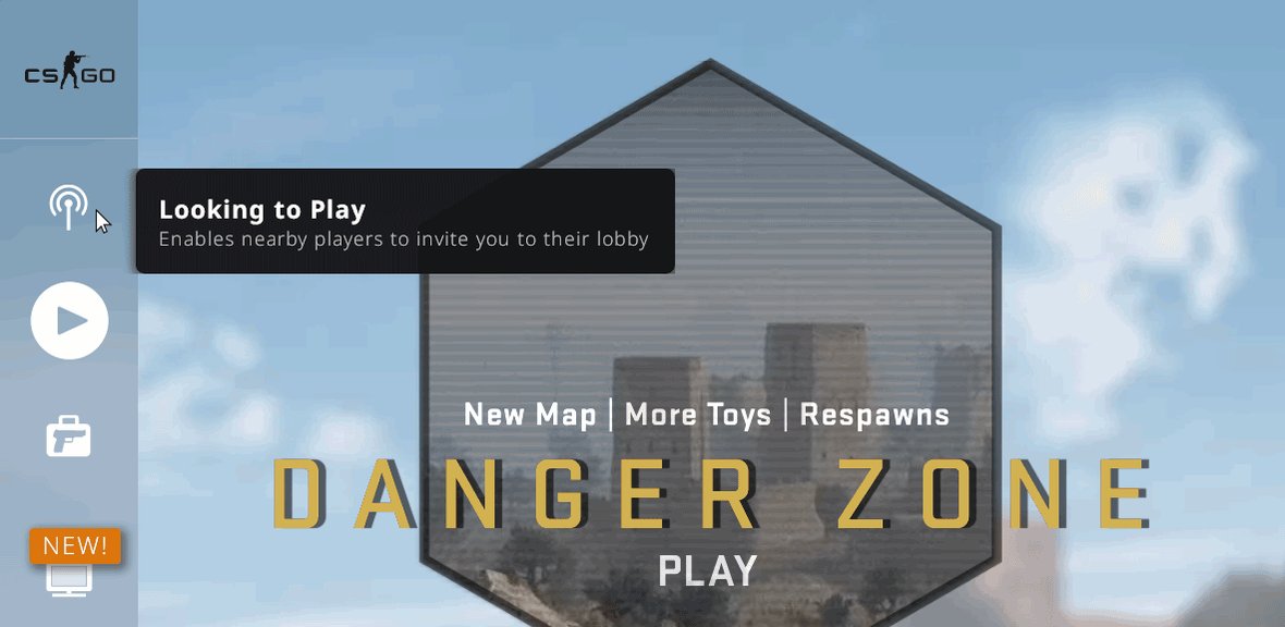 Release Notes for today are up! Loss bonus now caps at 5 rounds, new Danger Zone items have been unlocked, a "looking to play" feature has been added, and a "CS:GO events" feature with @HLTVorg schedule info has been added to the WATCH tab. Full notes: https://blog.counter-strike.net/index.php/2019/05/24172/ …