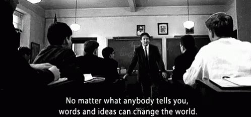 #DiaDelMaestro Best teachers movies for today: Dead Poets Society