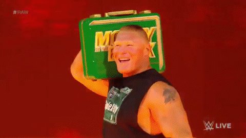 Here comes the BEAST IN THE BANK. #Raw @BrockLesnar @HeymanHustle