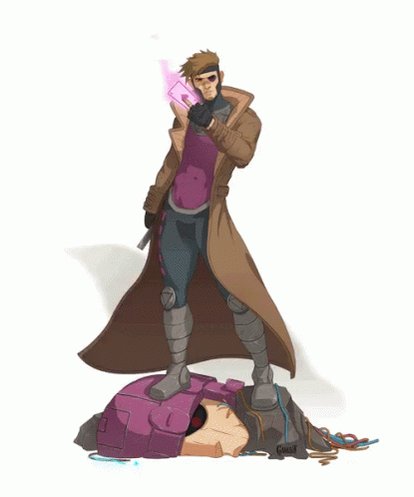 My #1stCartoonCrush was Gambit from the x-men
I spent a lot of time trying to figure out how to obtain a cajan boyfriend to only discover none of them had red eyes and none called me Chere