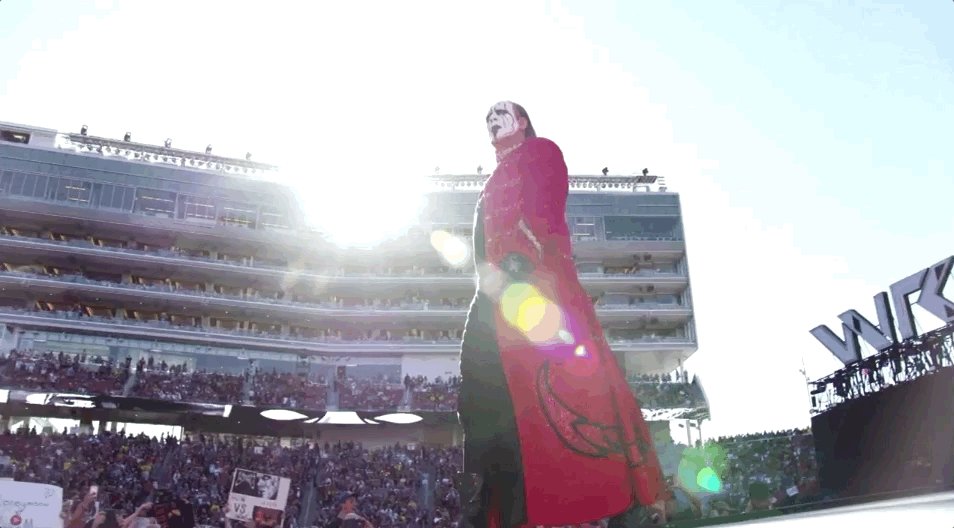 The UNTOLD story of @Sting's arrival in @WWE streams RIGHT NOW only on @WWENetwork! http://wwe.me/57D0E7 #WWEUntold