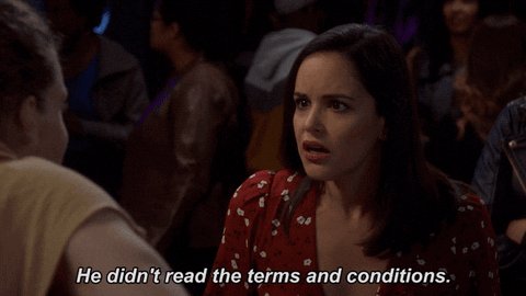 #ItShouldGoWithoutSayingThatNobody reads Terms And Conditions