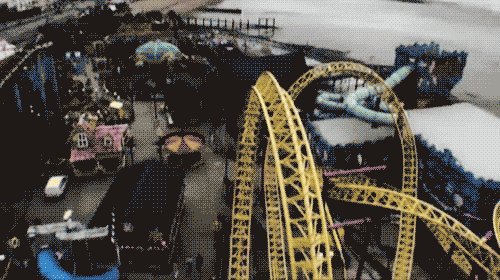 You ever been on a rollercoaster when you reach the top and anticipate the drop...yea...#Breathetaking