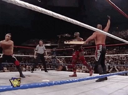  Happy Birthday Jay, may Ahmed Johnson with a giant plank of wood be my gift to you good sir. 