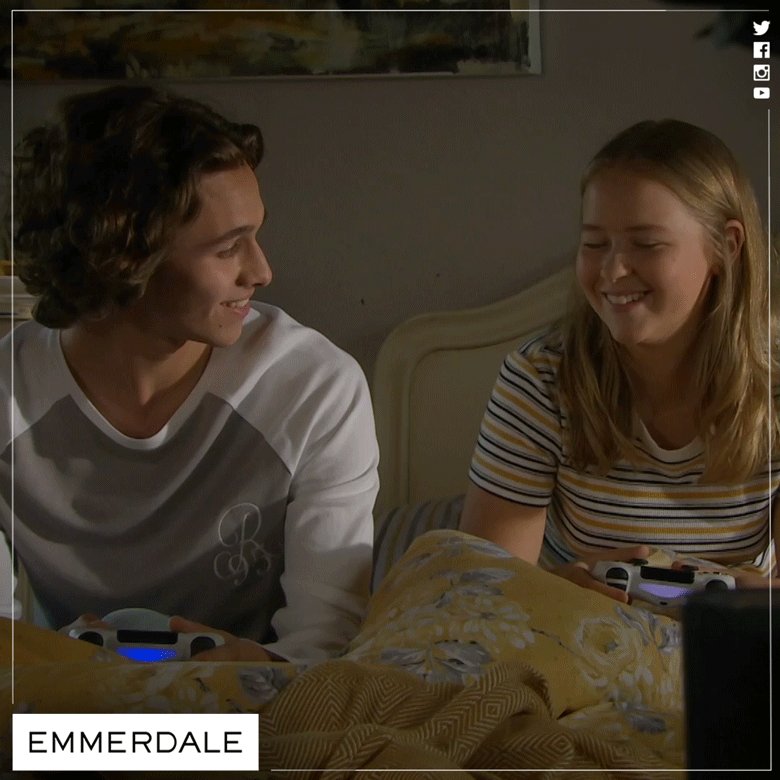 Emmerdale (@emmerdale) on Twitter photo 2019-06-24 19:02:24 So nice to see Liv putting a smile on Jacob’s face again ☺️ #Emmerdale So nice to see Liv putting a smile on Jacob’s face again ☺️ #Emmerdale