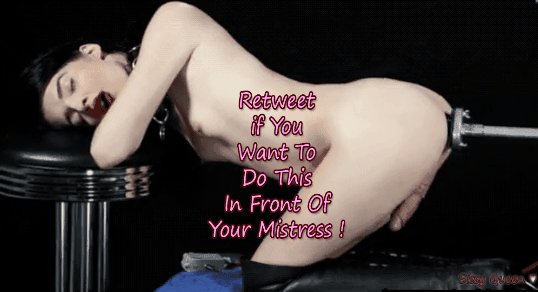 Sissy fucking machines mistress dyke