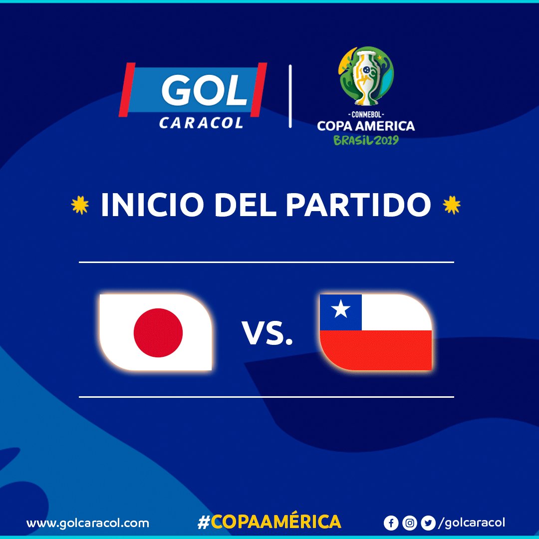 ¡Ya rueda el balón en el estadio Morumbi! Japón y Chile se estrenan en la #CopaAmerica
http://bit.ly/2WQYeTv