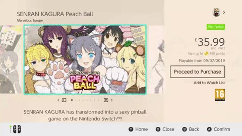 Europe: Senran Kagura Peach Ball Available To Preorder On eShop - My  Nintendo News