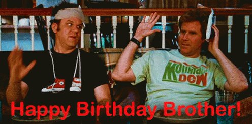   Good for him, Happy Birthday ! I stopped counting at 51. 