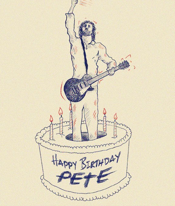 Happy Birthday to Pete Townshend of ! 
