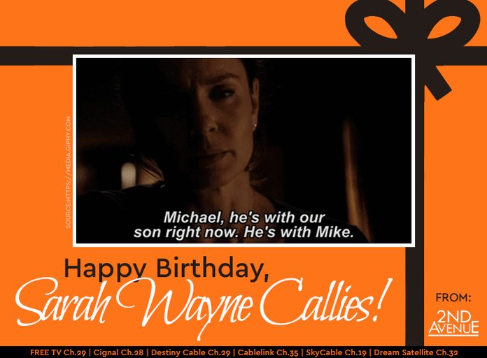 We loved her as the Sara Scofield from Happy birthday, Sarah Wayne Callies! 