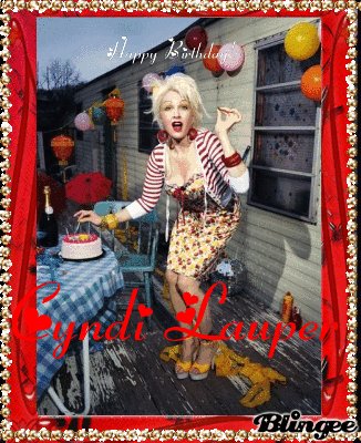 Happy Birthday, Cyndi Lauper!!!!  