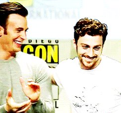 Happy birthday to Chris Evans and Aaron Taylor-Johnson 