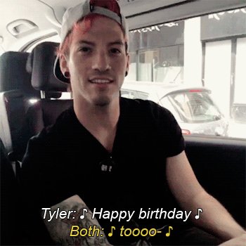 Happy birthday josh dun!!! 