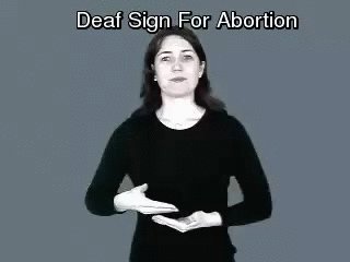 Obianuju Ekeocha on X: &ldquo;The sign language translation of Abortion 