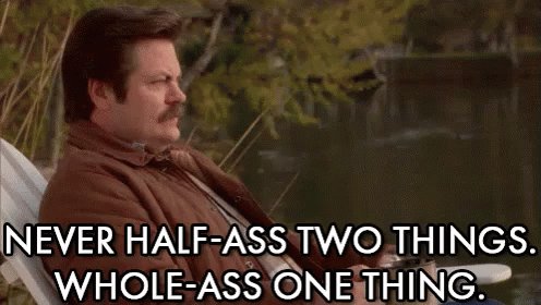 Happy Birthday Nick Offerman! What\s your favourite Ron Swanson quote? 