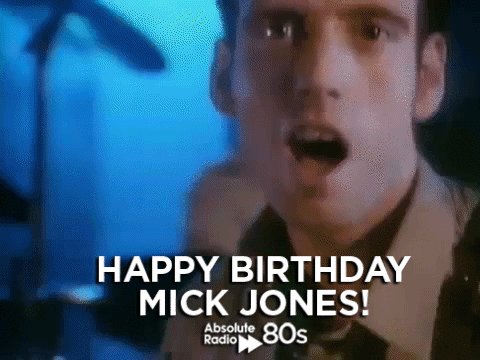 A big happy birthday to the legend that is Mick Jones of & 