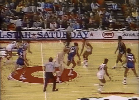 Happy birthday to Johnny \"Red\" Kerr, who at age 51 was still pulling stuff like this: 