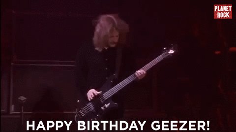 Happy birthday to the one and only Geezer Butler of  